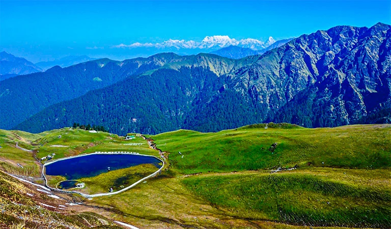 beautiful view of bedni bugyal at Lohajung village, Uttarakhand