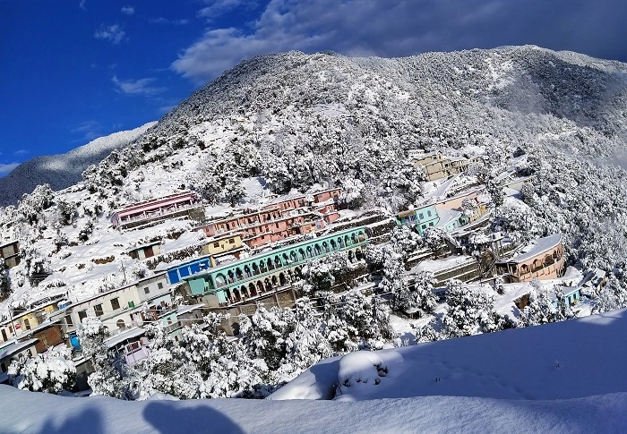 beutiful view of lohajung village uttarakhand