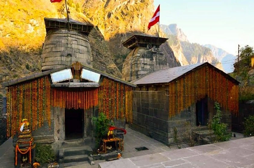 Yog dhyan badri temple of panch padri circuit, where idol of lord shiva is in meditative pose