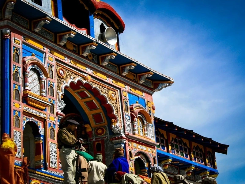 Nandi dev sitting in the front of Kedarnath temple, an integral part of chardham yatra