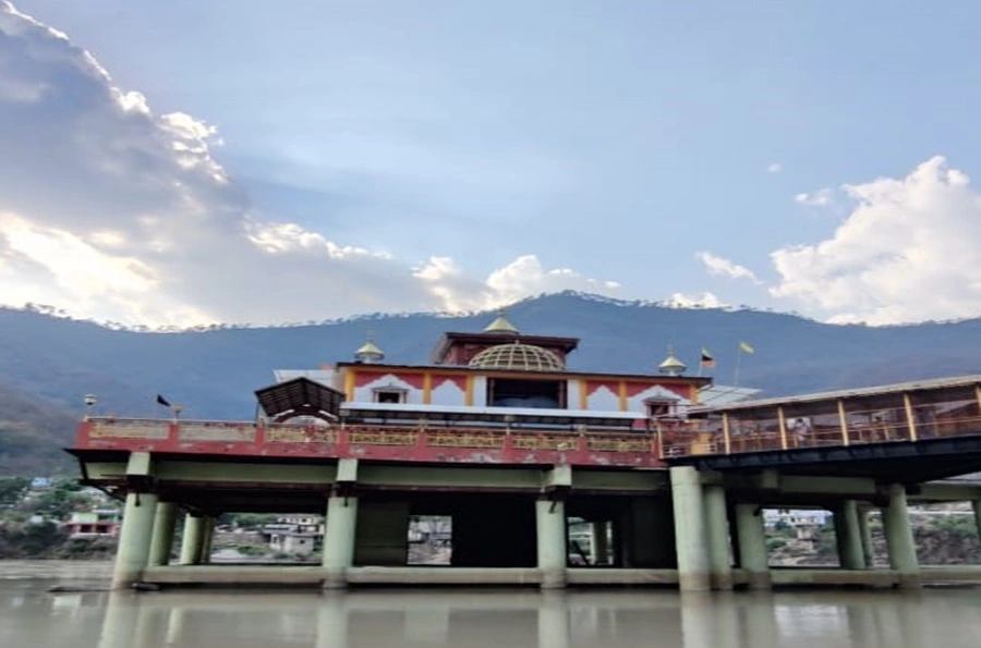 Beautiful view of Dhari devi temple