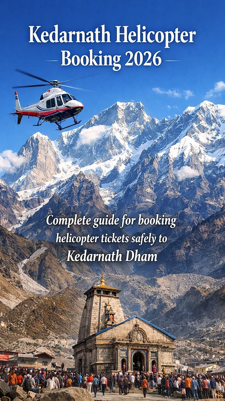 Kedarnath Helicopter Booking Process
