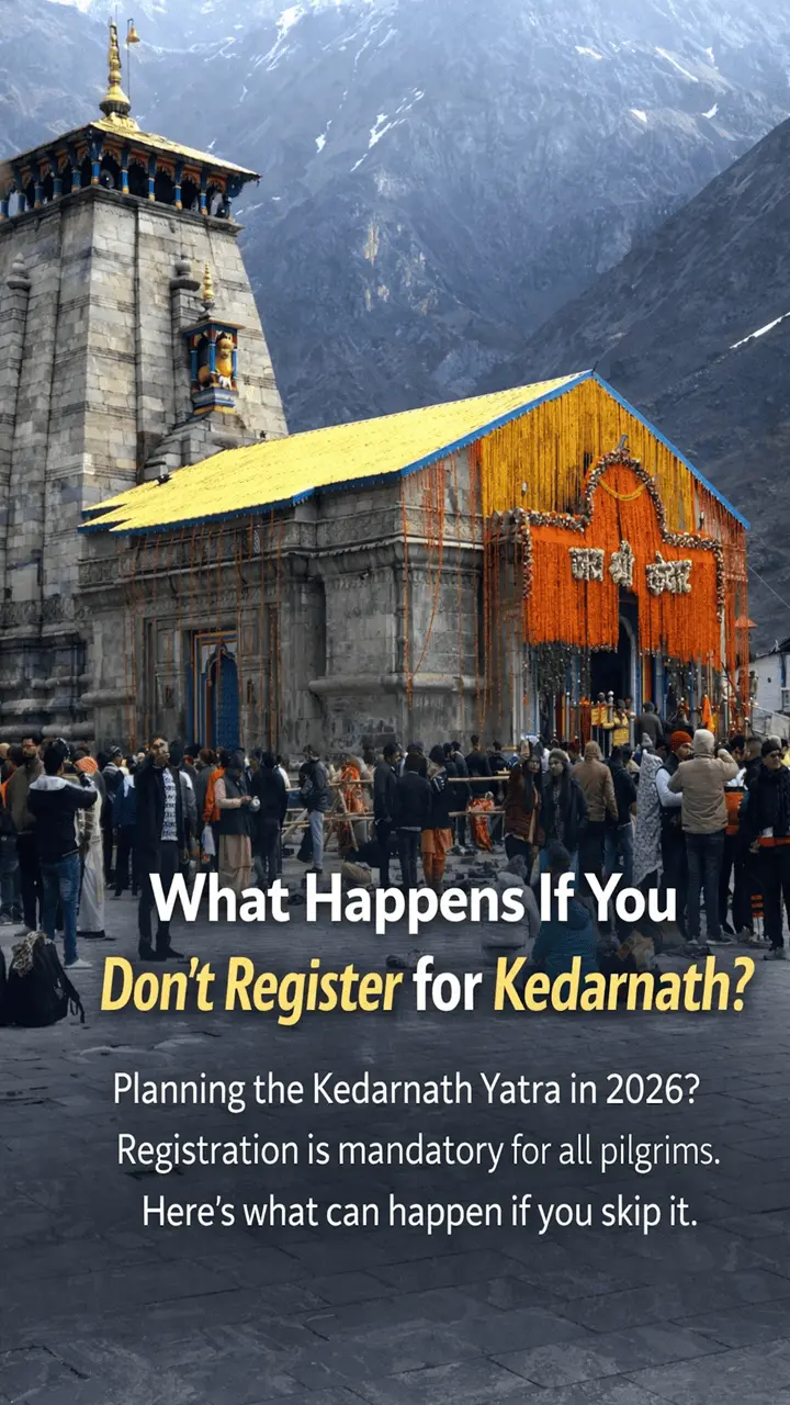 Kedarnath Registration Rules 2026: What Happens If You Don’t Register?