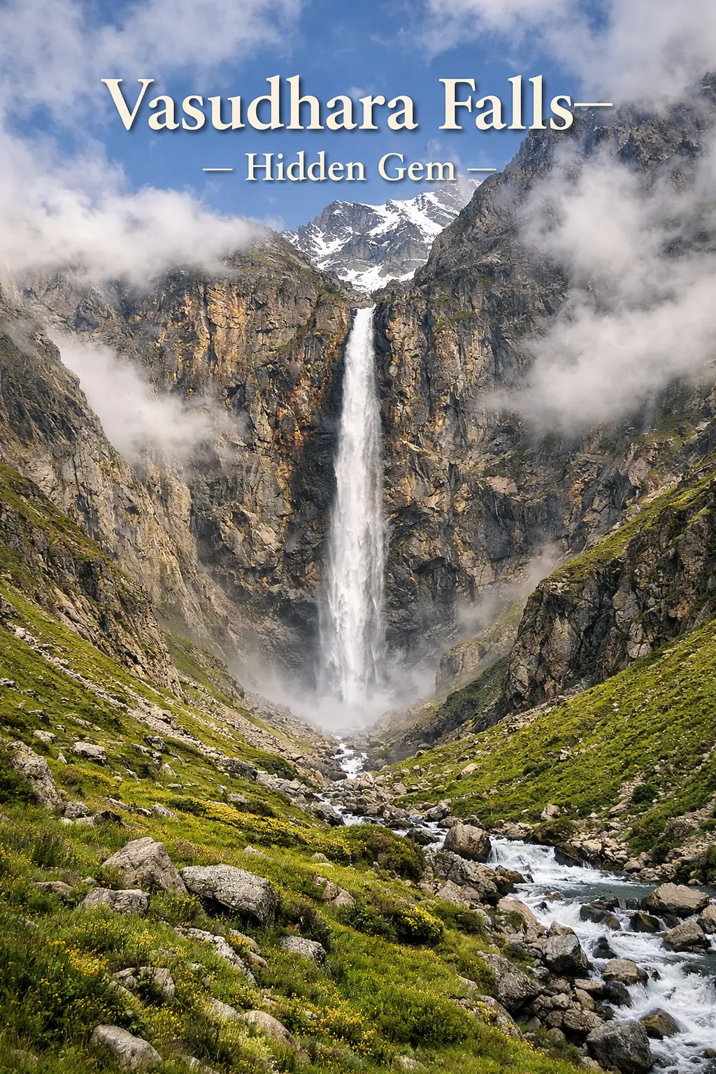 Vasudhara Waterfall – Hidden Gem In India