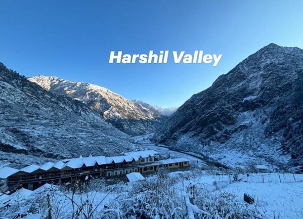 Beautiful view of Harsil valley